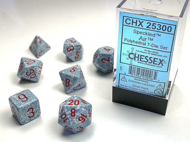 Chessex: Polyhedral 7-Die Set Speckled Air