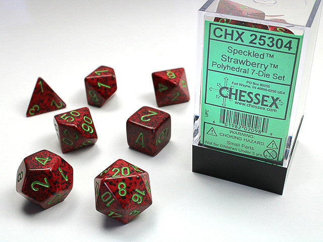 Chessex: Polyhedral 7-Die Set Speckled Strawberry