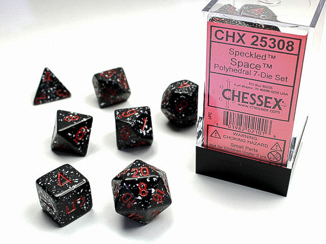 Chessex: Polyhedral 7-Die Set Speckled Space