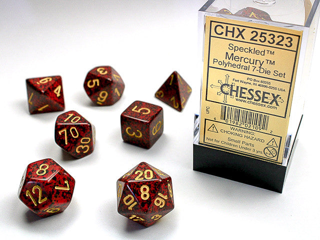 Chessex: Polyhedral 7-Die Set Speckled Mercury