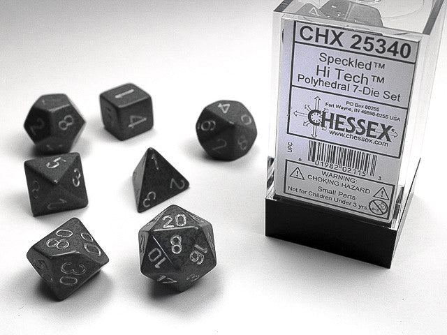 Chessex: Polyhedral 7-Die Set Speckled Hi-Tech