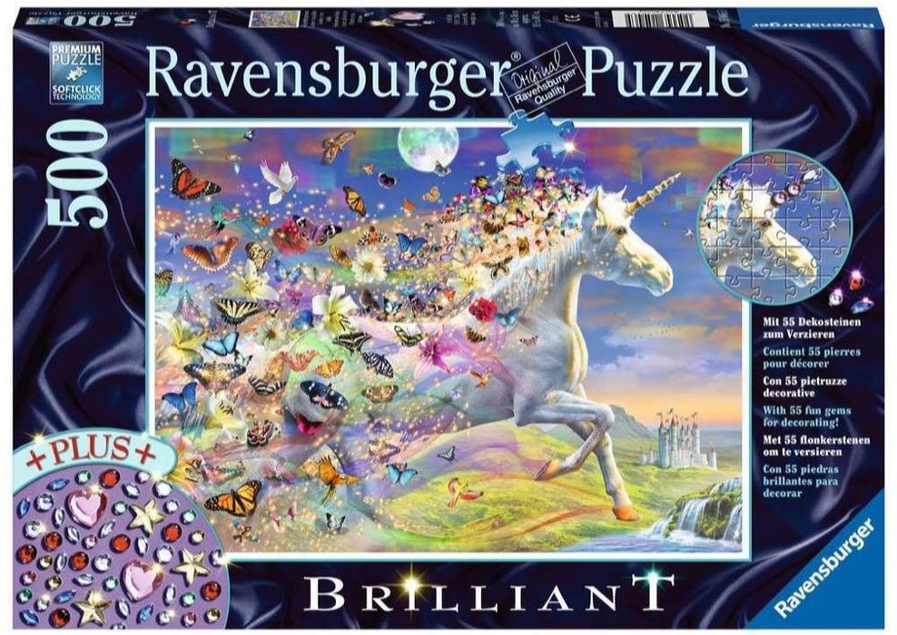 Ravensburger - Unicorn and Butterflies 500 pieces