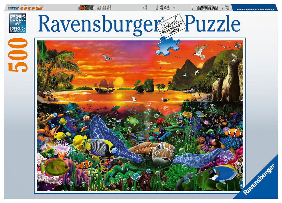 Ravensburger - Turtle in the Reef Puzzle 500 pieces