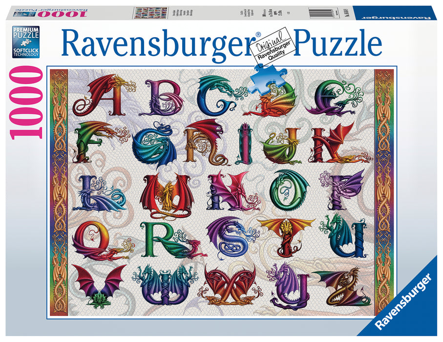 Ravensburger - Dragon Alphabet Puzzle 1000 pieces