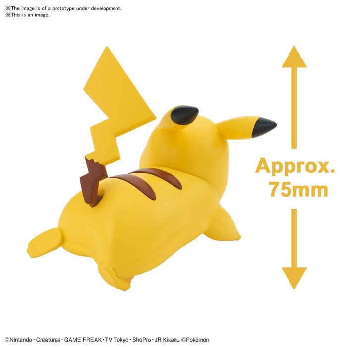 Bandai Pokemon Model Kit Quick!! 03 PIKACHU (Battle Pose)