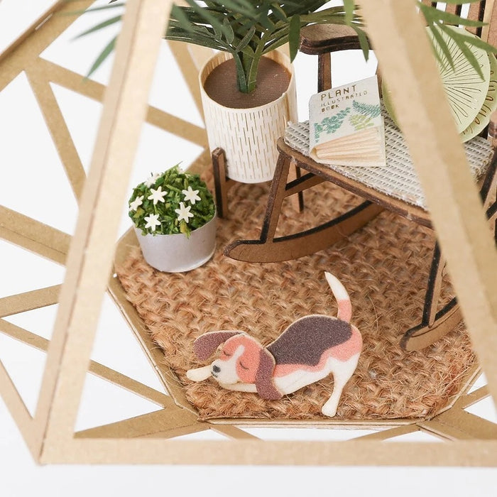 Palm, Rocking Chair & Dog Paper Kit