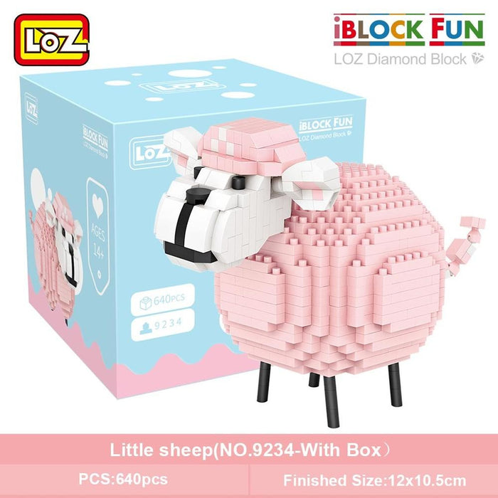 LOZ DIAMOND Pink Sheep