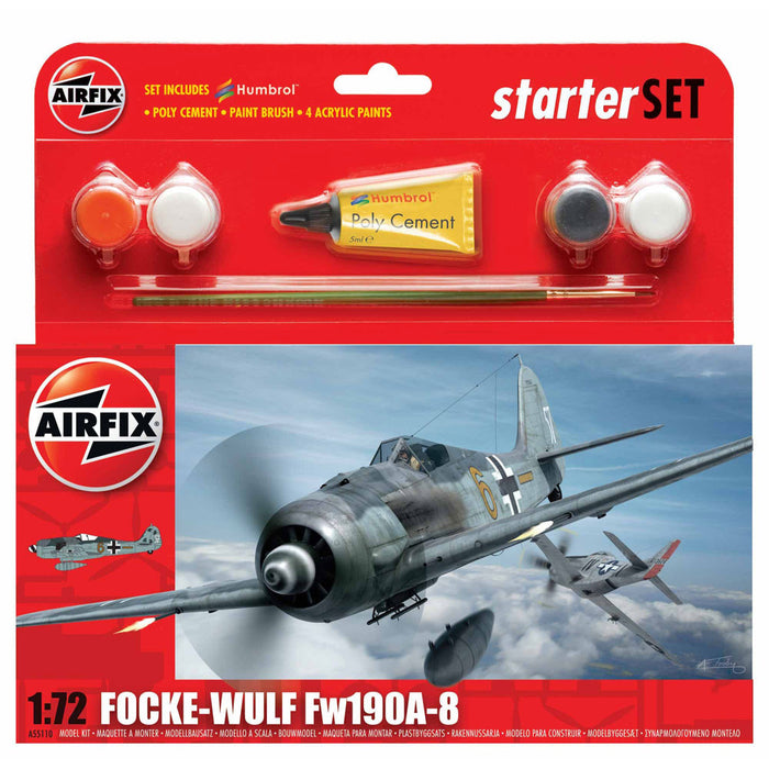 Airfix 1:72 Focke Wulf FW190A Starter Set