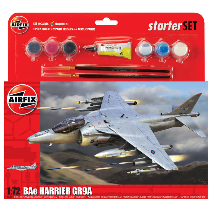 Airfix 1:72 Harrier GR9 Starter Set