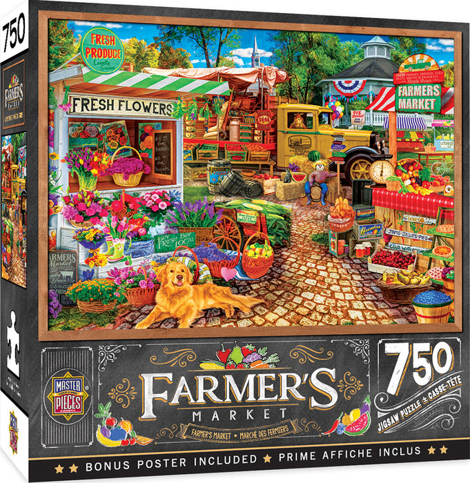 Masterpieces Farmers Market Sale on the Square 750 pieces