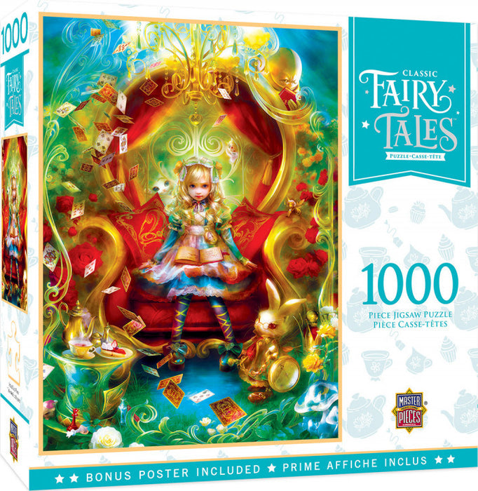 Masterpieces Classic Fairy Tales Alice in Wonderland Tea Party Time Puzzle 1000 pieces