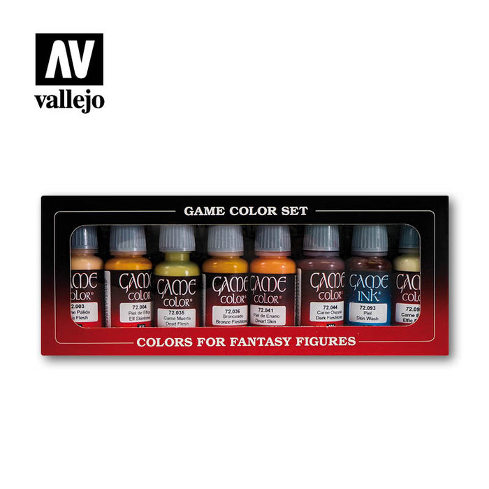 Vallejo Game Colour Skintones 8 Colour Set