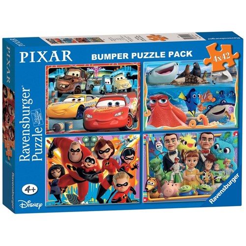 Ravensburger - Disney Pixar 4 x 42 piece Bumper Pack