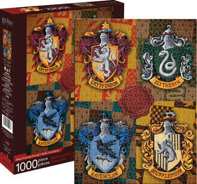 Aquarius Harry Potter Crests Puzzle 1000 pieces