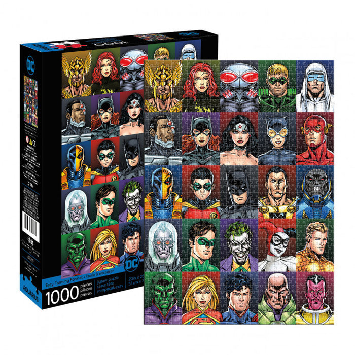 Aquarius DC Comics Faces Puzzle 1000 pieces