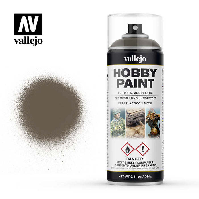 Vallejo 28005 Aerosol US Olive Drab 400ml Hobby Spray Paint