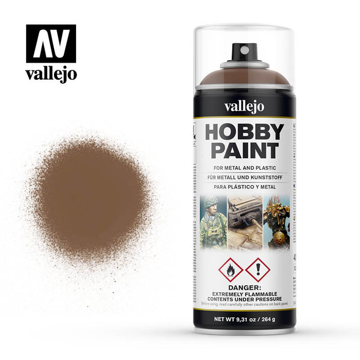 Vallejo 28019 Aerosol Beasty Brown 400ml Hobby Spray Paint