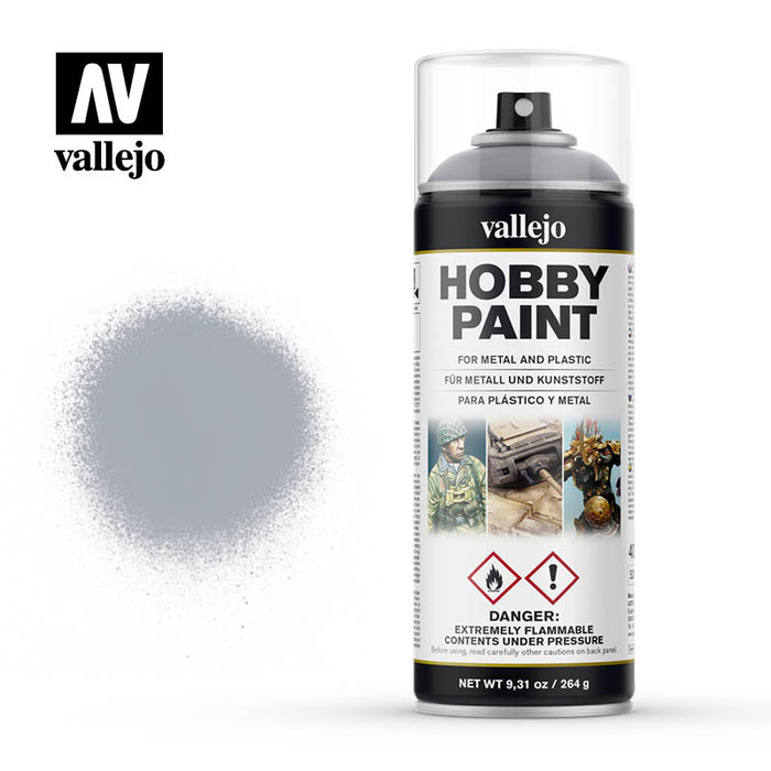Vallejo 28021 Aerosol Silver 400ml Hobby Spray Paint