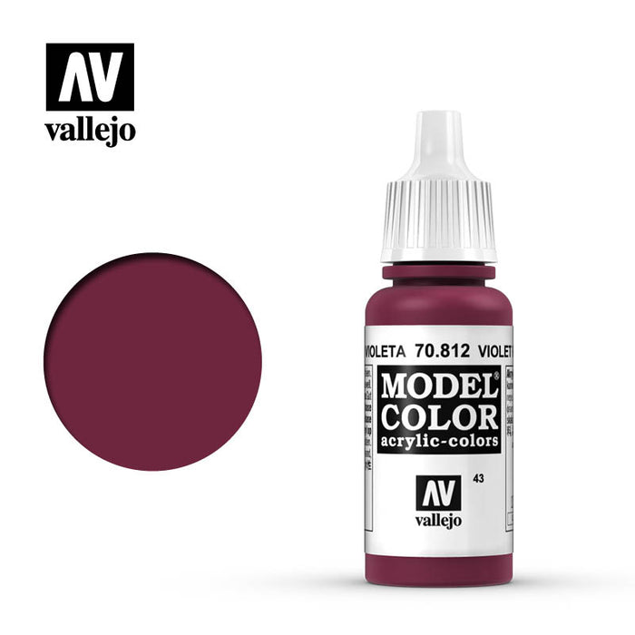 Vallejo 70812 Model Colour Violet Red 17ml Acrylic Paint