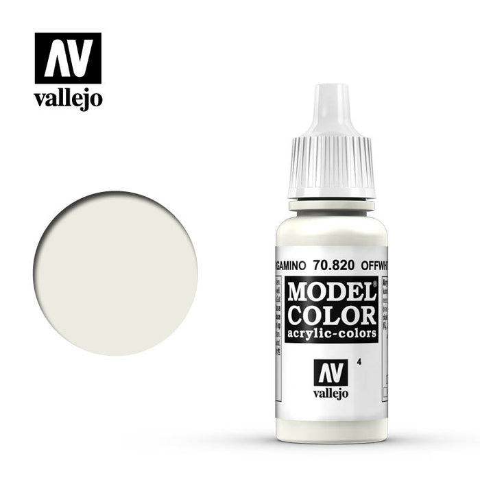 Vallejo 70820 Model Colour Offwhite 17ml Acrylic Paint