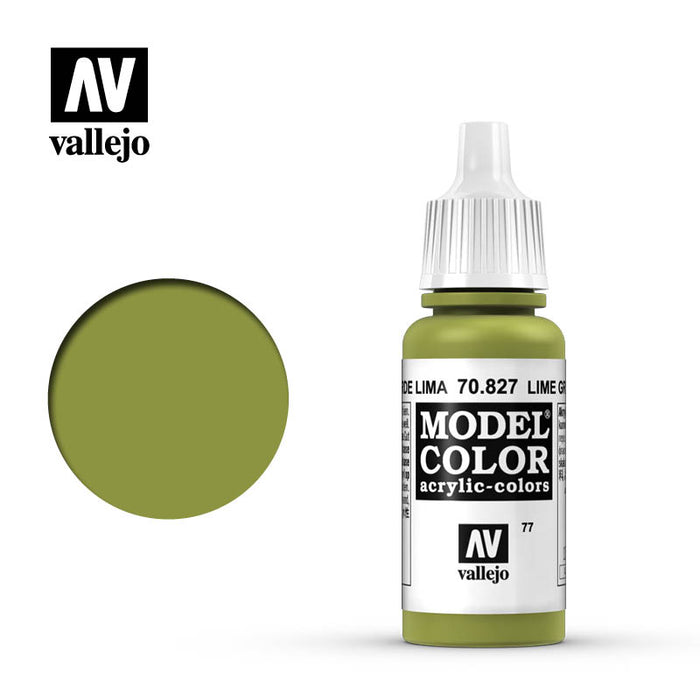 Vallejo 70827 Model Colour Lime Green 17ml Acrylic Paint