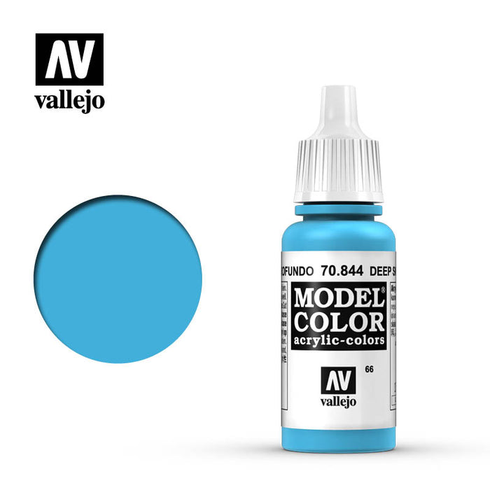 Vallejo 70844 Model Colour Deep Sky Blue 17ml Acrylic Paint