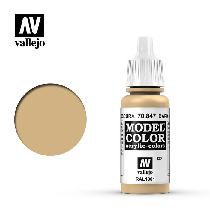 Vallejo 70847 Model Colour Dark Sand 17ml Acrylic Paint