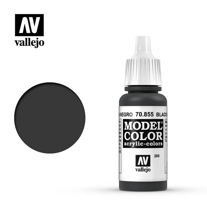Vallejo 70855 Model Colour Black Glaze 17ml Acrylic Paint