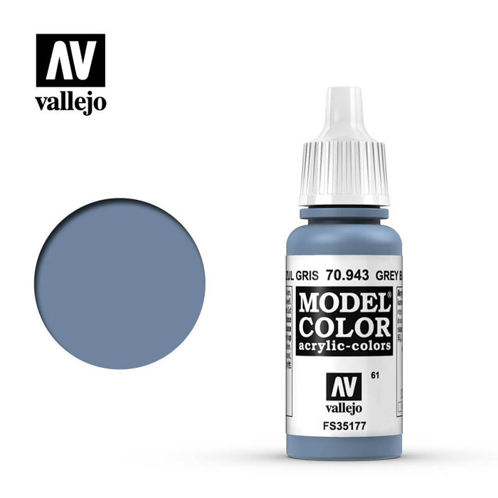 Vallejo 70943 Model Colour Grey Blue 17ml Acrylic Paint
