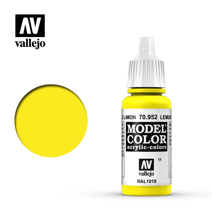 Vallejo 70952 Model Colour Lemon Yellow 17ml Acrylic Paint