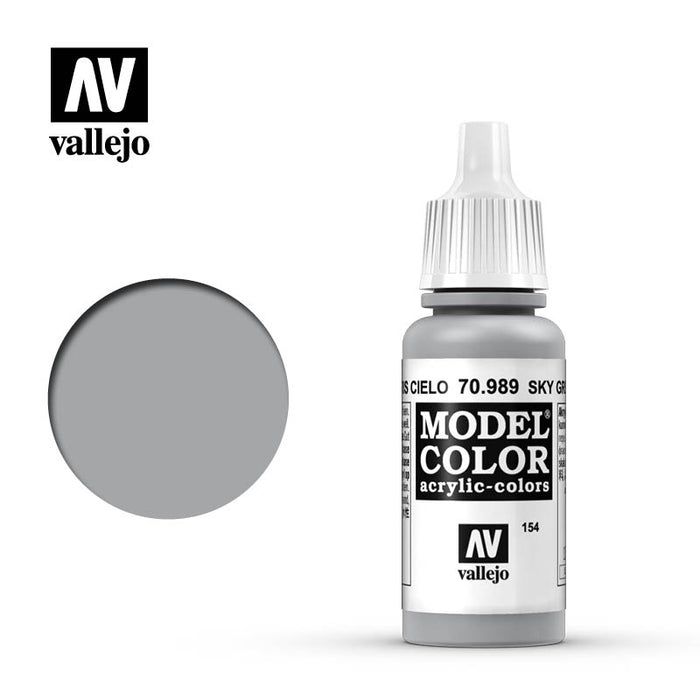 Vallejo 70989 Model Colour Sky Grey 17ml Acrylic Paint