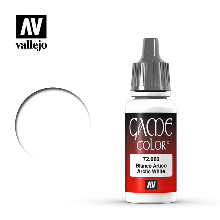 Vallejo 72002 Game Colour Arctic White 17ml Acrylic Paint