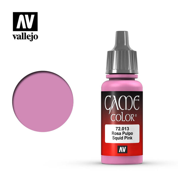 Vallejo 72013 Game Colour Squid Pink 17ml Acrylic Paint