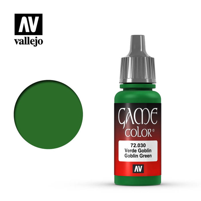 Vallejo 72030 Game Colour Goblin Green 17ml Acrylic Paint