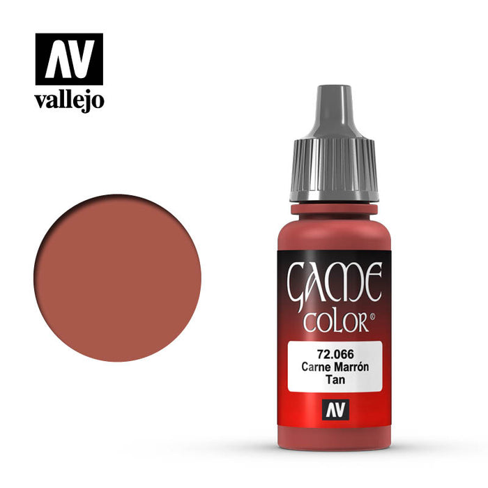 Vallejo 72066 Game Colour Tan 17ml Acrylic Paint