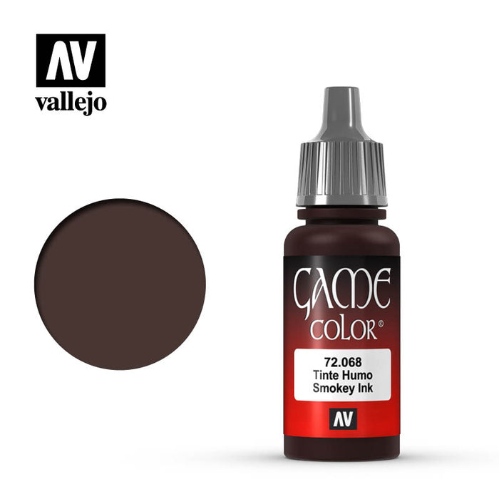 Vallejo 72068 Game Colour Smokey Ink 17ml Acrylic Paint