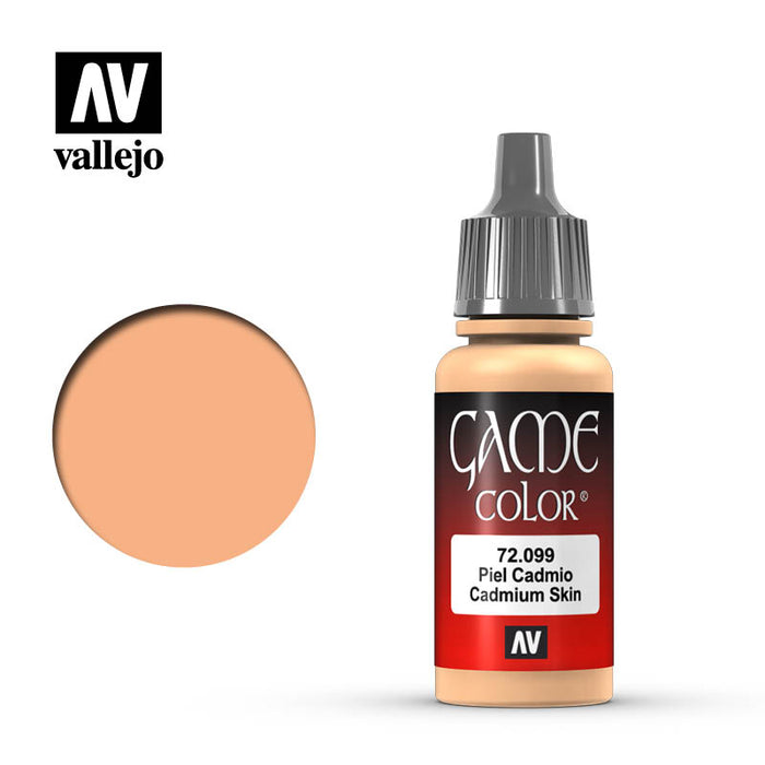 Vallejo 72099 Game Colour Cadmium Skin 17ml Acrylic Paint