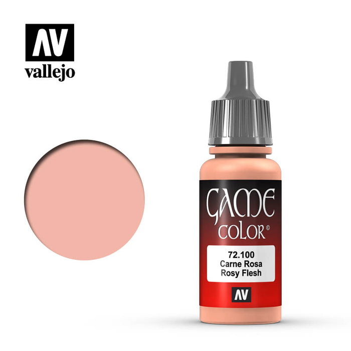Vallejo 72100 Game Colour Rosy Flesh 17ml Acrylic Paint
