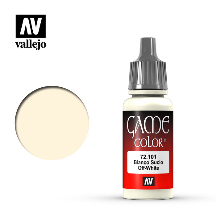 Vallejo 72101 Game Colour Off White 17ml Acrylic Paint