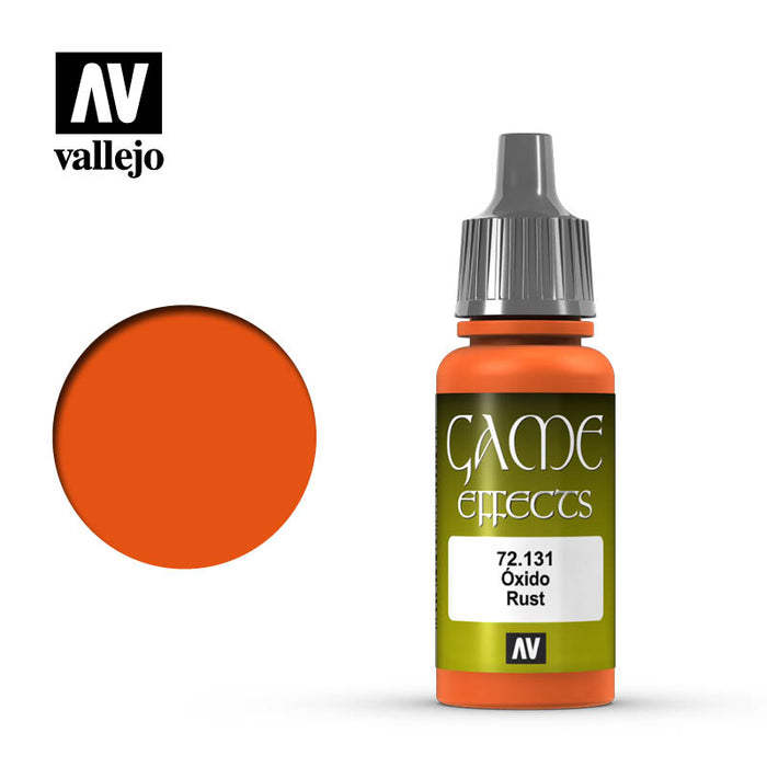 Vallejo 72131 Game Colour Effects Rust 17ml Acrylic Paint