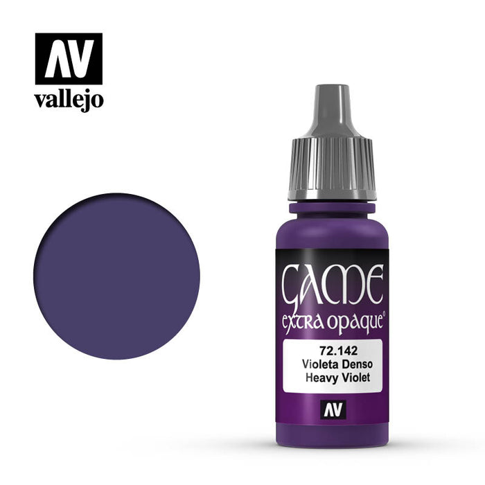 Vallejo 72142 Game Colour Extra Opaque Heavy Violet 17ml Acrylic Paint