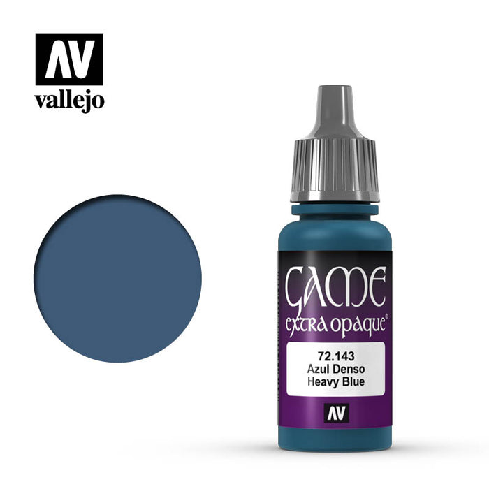 Vallejo 72143 Game Colour Extra Opaque Heavy Blue 17ml Acrylic Paint