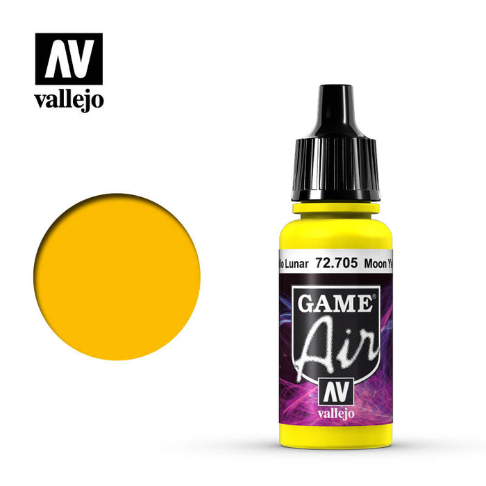 Vallejo 72705 Game Air Moon Yellow 17ml Acrylic Airbrush Paint