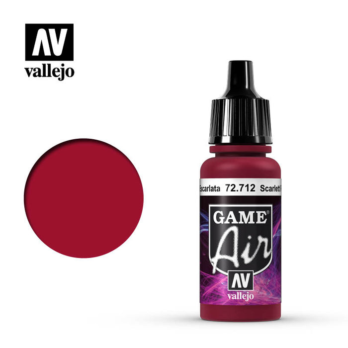 Vallejo 72712 Game Air Scar Red 17ml Acrylic Airbrush Paint