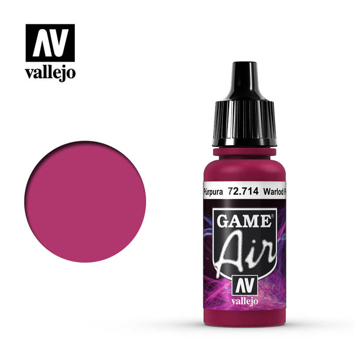 Vallejo 72714 Game Air Warlord Purple 17ml Acrylic Airbrush Paint