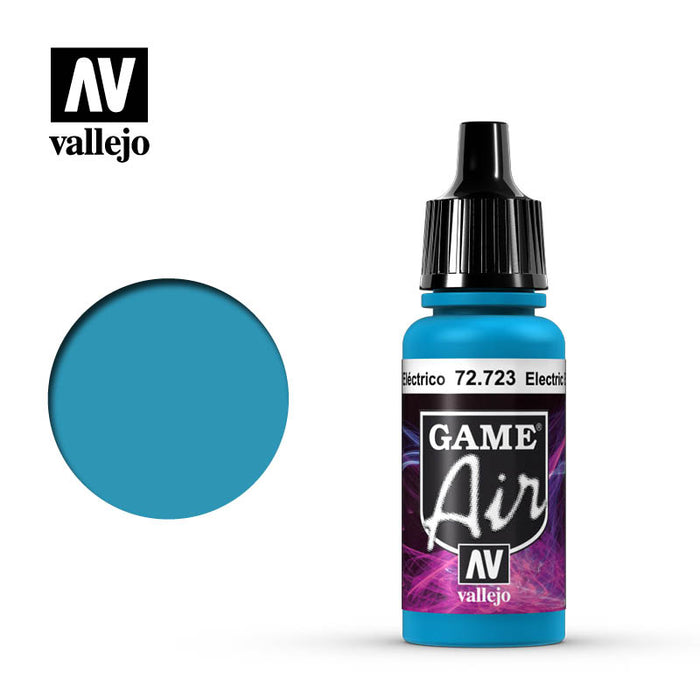Vallejo 72723 Game Air Electric Blue 17ml Acrylic Airbrush Paint