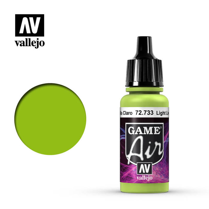 Vallejo 72733 Game Air Light Livery Green 17ml Acrylic Airbrush Paint