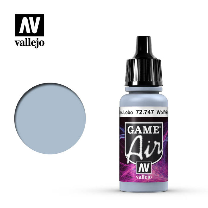 Vallejo 72747 Game Air Wolf Grey 17ml Acrylic Airbrush Paint