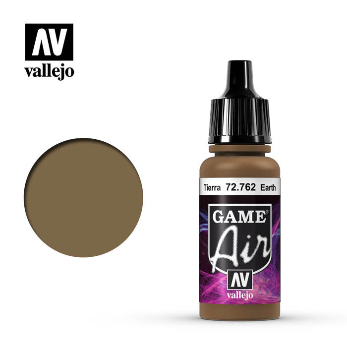 Vallejo 72762 Game Air Earth 17ml Acrylic Airbrush Paint
