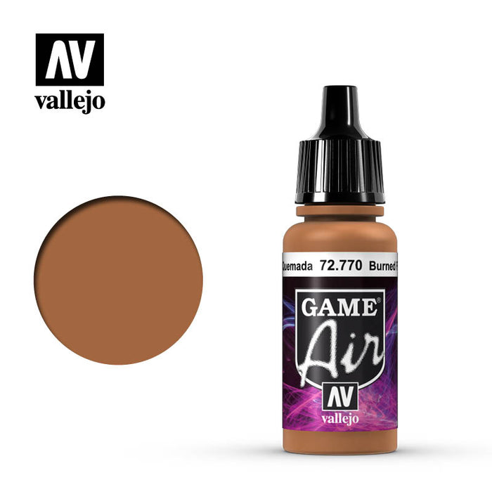 Vallejo 72770 Game Air Burned Flesh 17ml Acrylic Airbrush Paint